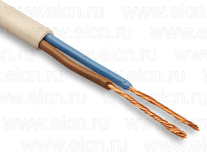 ШВВП 2х0,5 белый